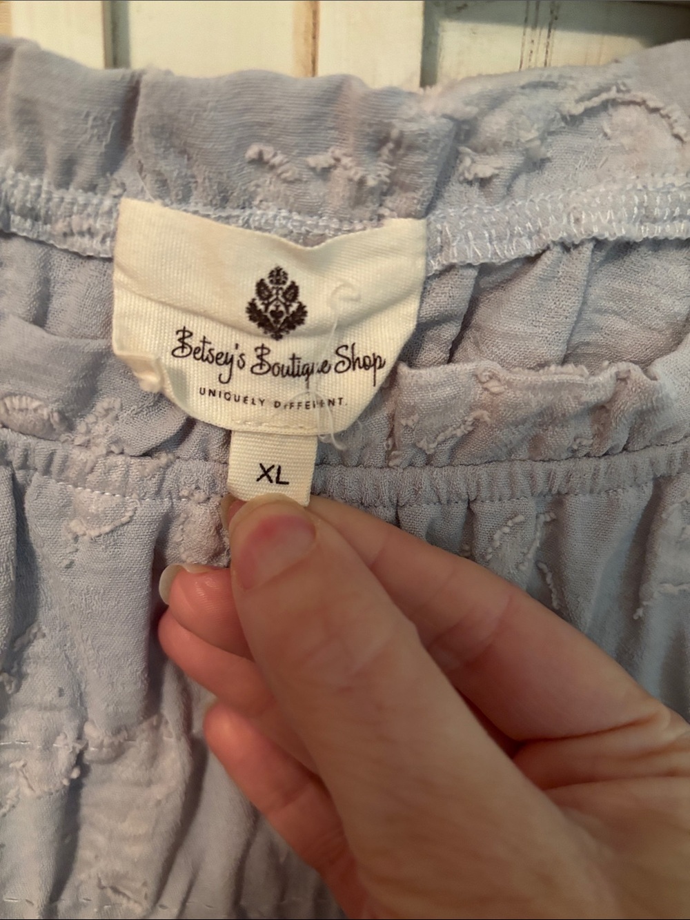 Light gray Sleeveless Smocked Neck Blouse - Picture 2 of 4